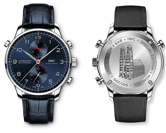 IWC Portugieser Chronograph Rattrapante Edition Boutique Munich Ref. IW371217