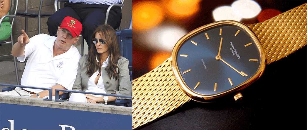 trump gold watch